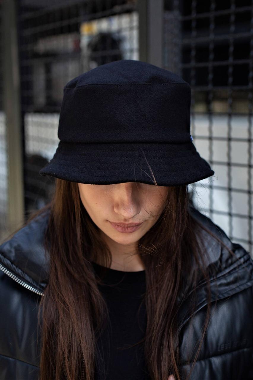 Утеплена Кашемірева Панамка Without Moon Чорна Woman