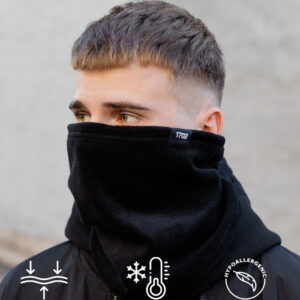 Багатофункціональний зимовий баф з флісу еластичний універсальний Frost Without