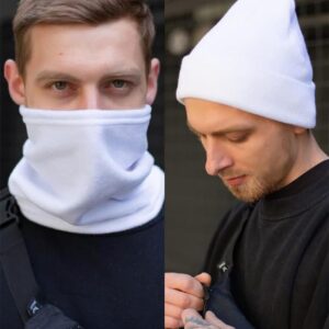 Зимовий Комплект Without Шапка +Баф Man White