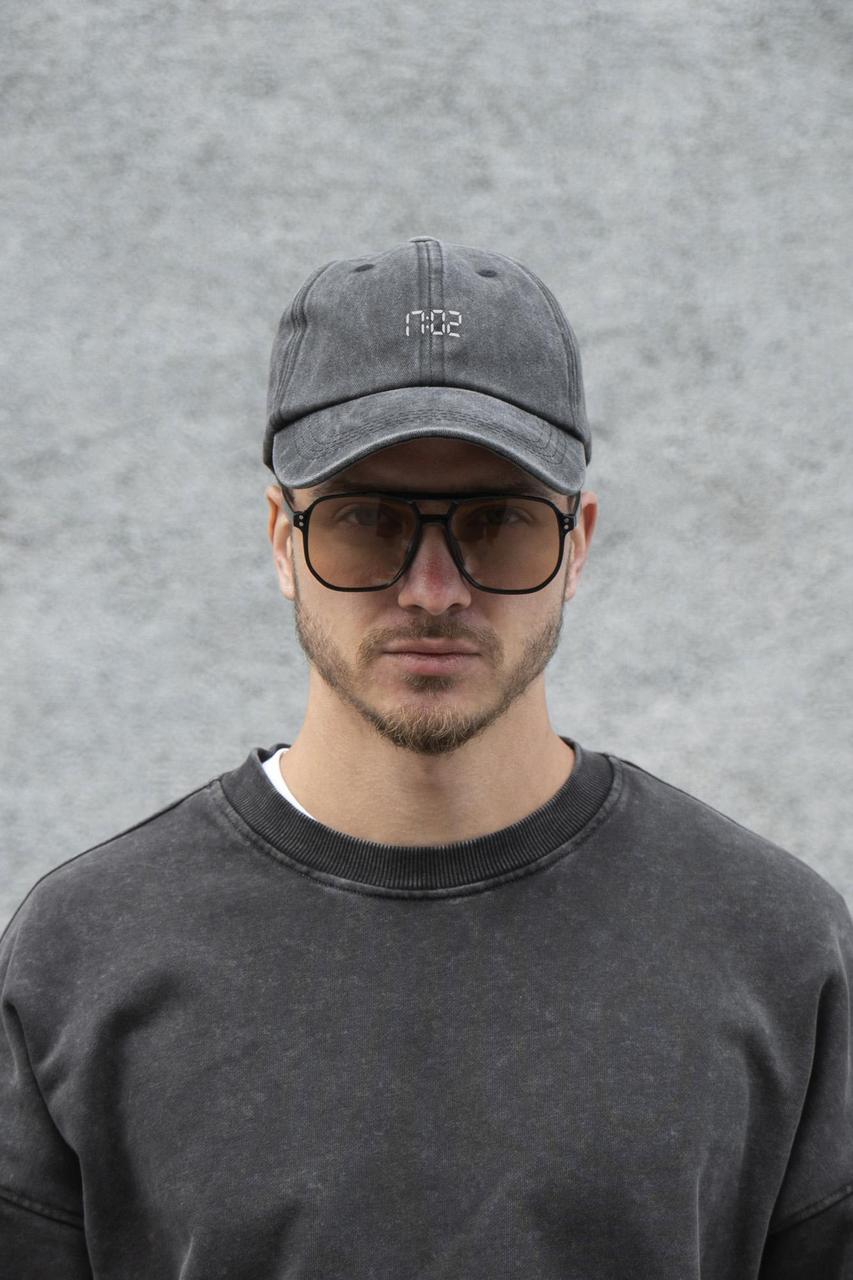 Чоловіча Кепка Бейсболка Vintage Without З Принтом 1702 Black