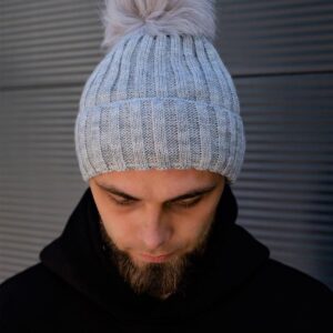 Зимова Шапка Without General Сіра Чоловіча