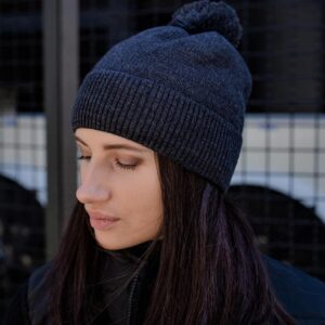 Утеплена Шапка Without Pop Сіра Жіноча