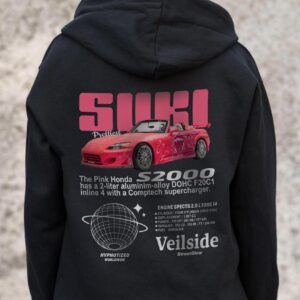 Жіноче Утеплене Зіп Худі На Флісі Зіпер З Принтом Suki Without Kane Black