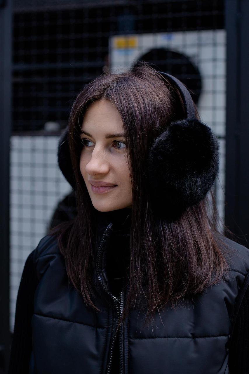 Хутряні Навушники Without Чорні Жіночі