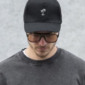 Чоловіча Кепка Бейсболка Тракер Without З Принтом Palm Black