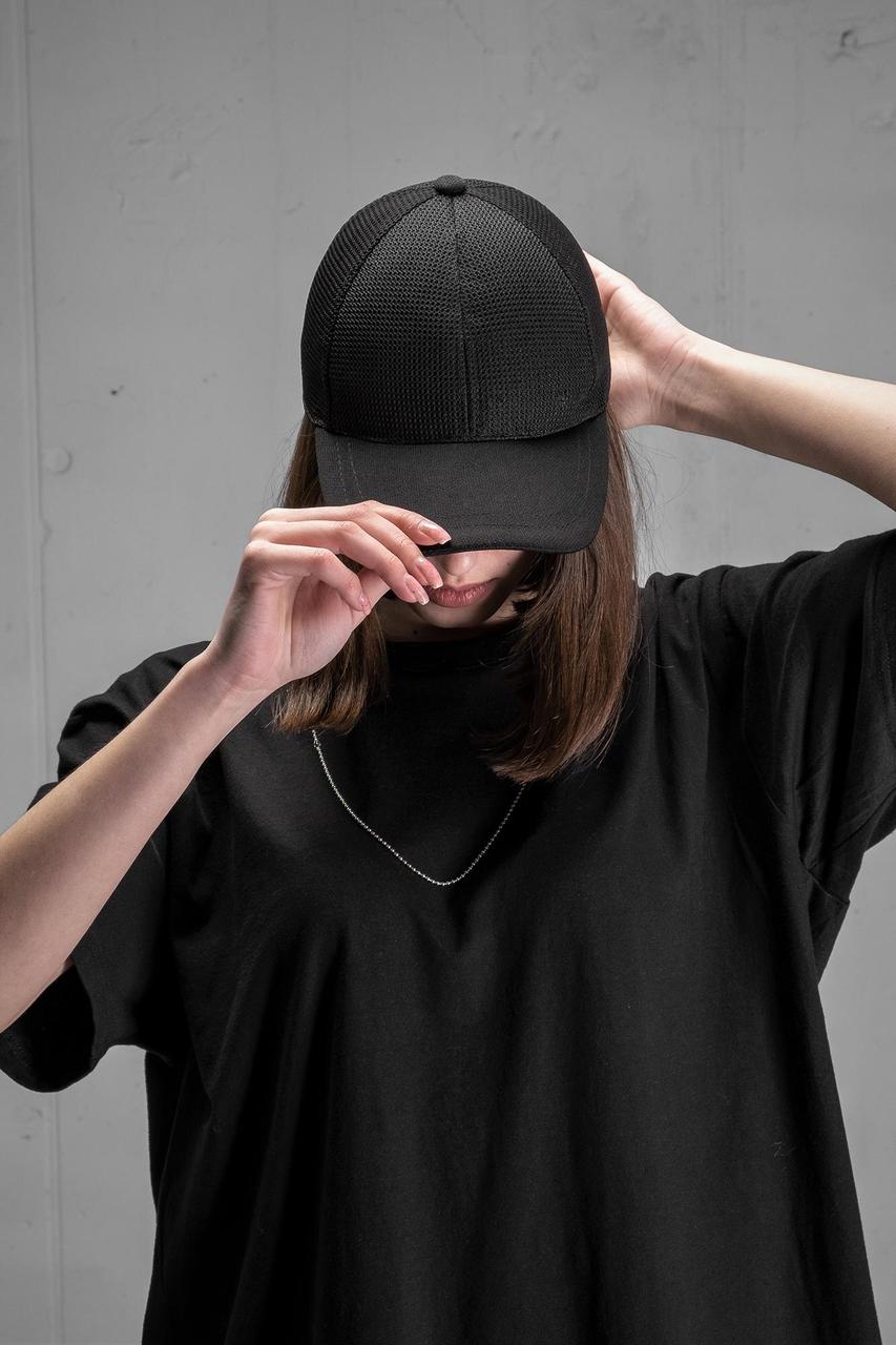 Жіноча Бейсболка Without Air Чорна