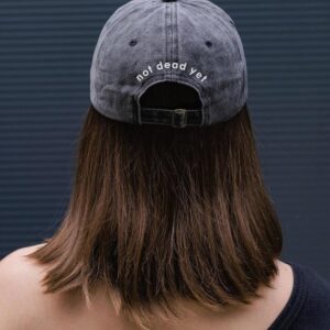 Жіноча Кепка Бейсболка Vintage Without З Принтом NotDead Black