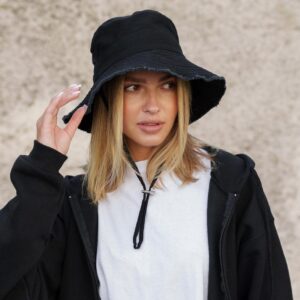 Жіноча Панамка З Шнурком Та Широкими Полями Without Clyde Black