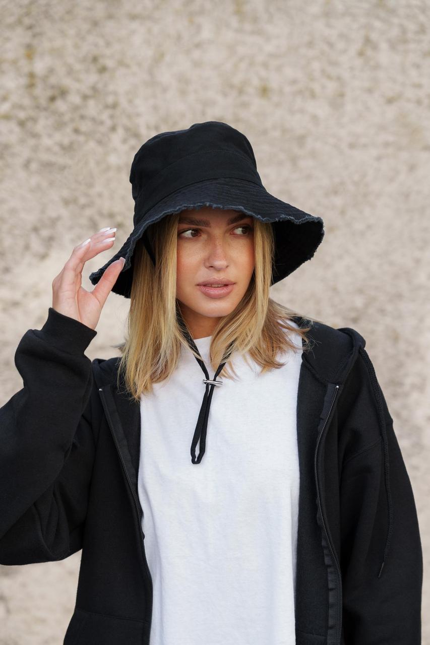 Жіноча Панамка З Шнурком Та Широкими Полями Without Clyde Black