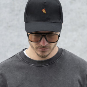 Чоловіча Кепка Бейсболка Тракер Without З Принтом Pizza Black