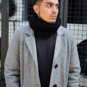 Шарф Хомут Without Scarf Чоловічий Чорний