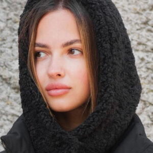 Тепла Шапка Капюшон Капор Теді На Флісі Without Bonnet Black Woman