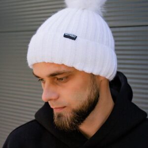 Зимова Шапка Without General Logo Біла Чоловіча