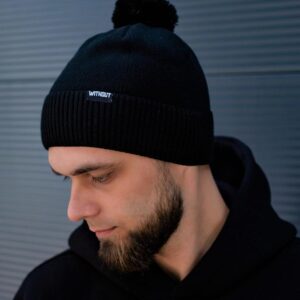 Утеплена Шапка Without Pop Logo Чорна Чоловіча