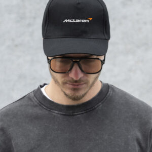 Чоловіча Кепка Бейсболка Тракер Without З Принтом McLaren Black