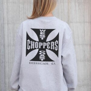 Жіночий Утеплений Оверсайз Світшот На Флісі З Принтом Without Choppers Gray