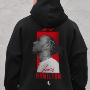 Чоловіче Оверсай Худі Толстовка На Флісі З Капюшоном Та Принтом Without Hamilton Black