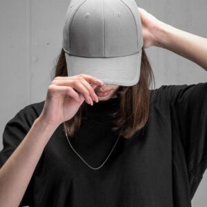 Жіноча Бейсболка Without Floyd Сіра