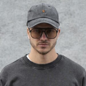 Чоловіча Кепка Бейсболка Vintage Without З Принтом Pizza Black