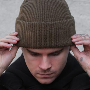 Подовжена Трикотажна Шапка Біні Докер Without Dominic Khaki Man