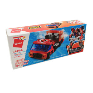 Дитячий Конструктор Qman 1416-1-6 транспорт, 88 дет Smoke Evacuation Truck