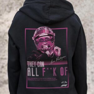 Жіноче Утеплене Зіп Худі На Флісі Зіпер З Принтом Verstappen Without Kane Black