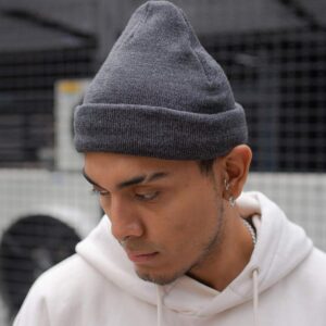 Шапка Without Simple Чоловіча Темно Сіра