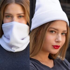 Зимовий Комплект Without Шапка +Баф Woman White