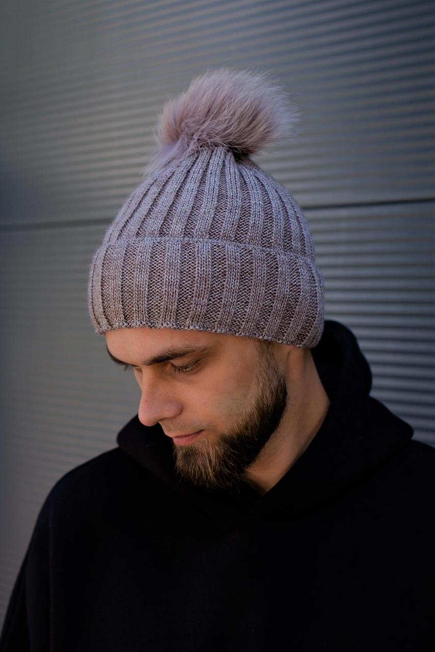 Зимова Шапка Without General Бежева Чоловіча