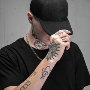 Чоловіча Бейсболка Without Air Чорна