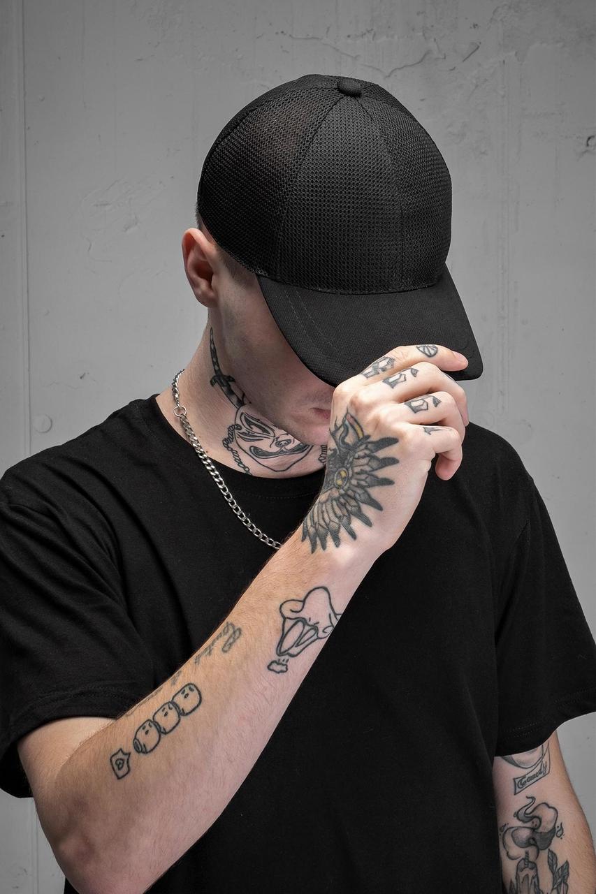 Чоловіча Бейсболка Without Air Чорна