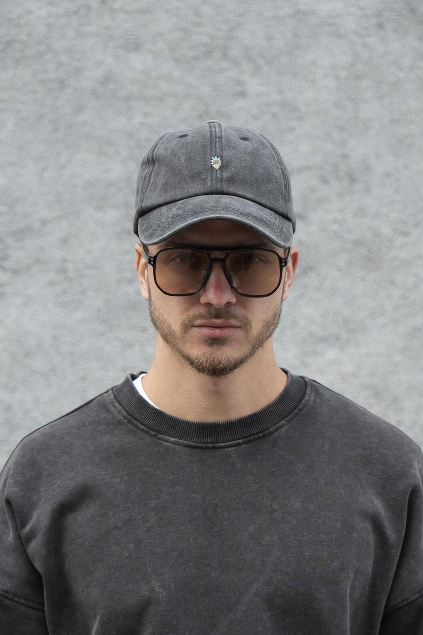 Чоловіча Кепка Бейсболка Vintage Without З Принтом Rick Black