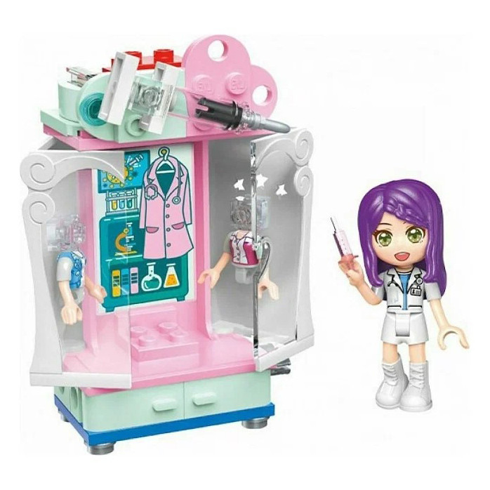 Конструктор Bambi 34011-1/8 фігурка, аксесуари Лікар