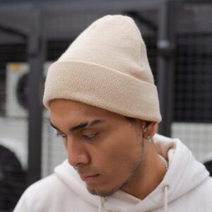 Шапка Without Simple Чоловіча Бежева