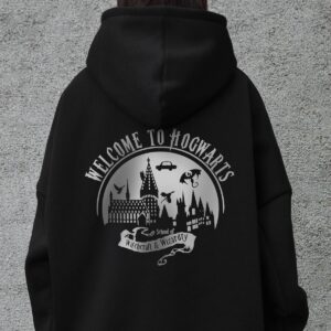 Жіноче Оверсайз Худі Толстовка На Флісі З Капюшоном Та Принтом Without Welcome Black