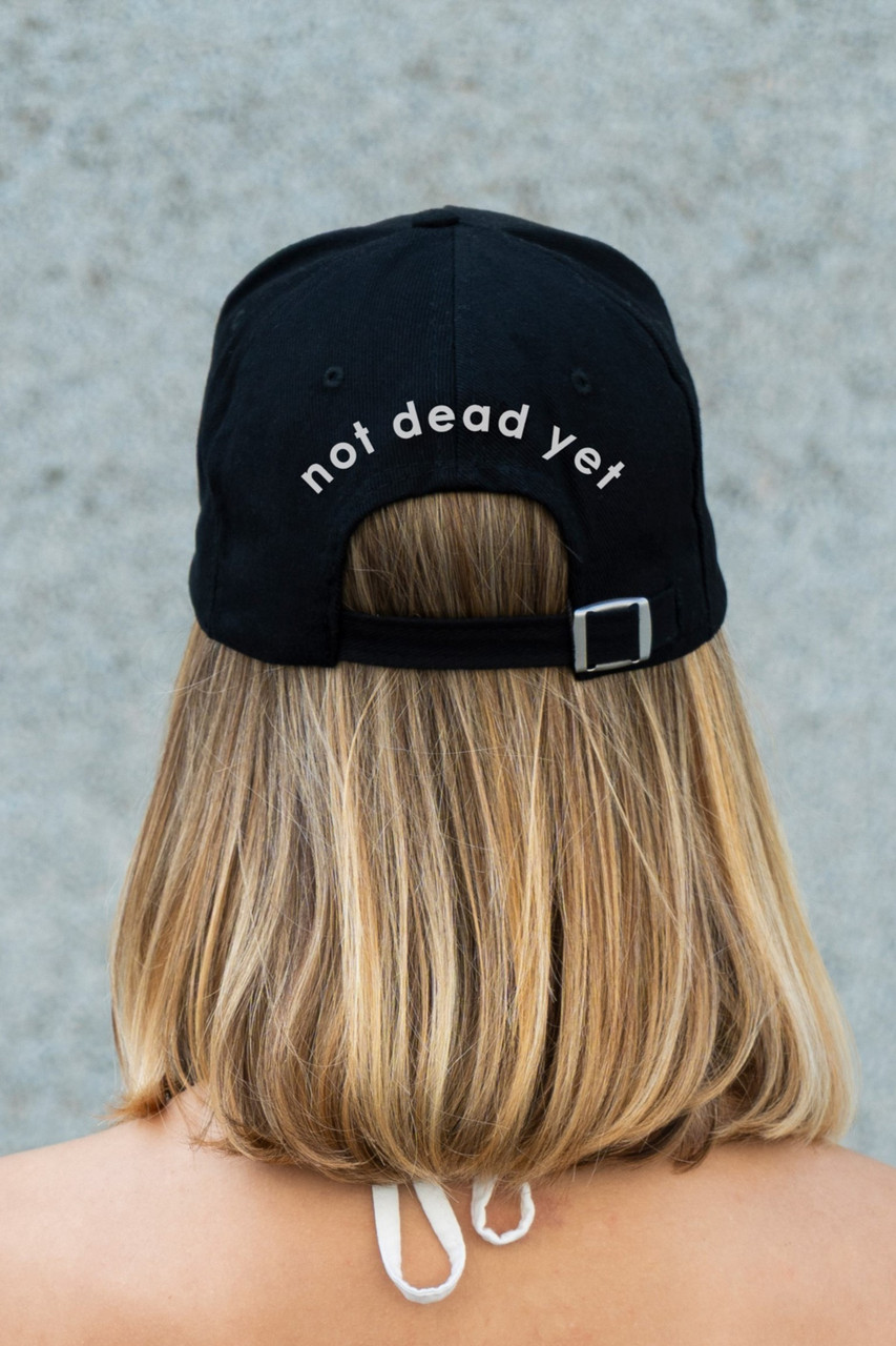 Жіноча Кепка Бейсболка Тракер Without З Принтом NotDead Black