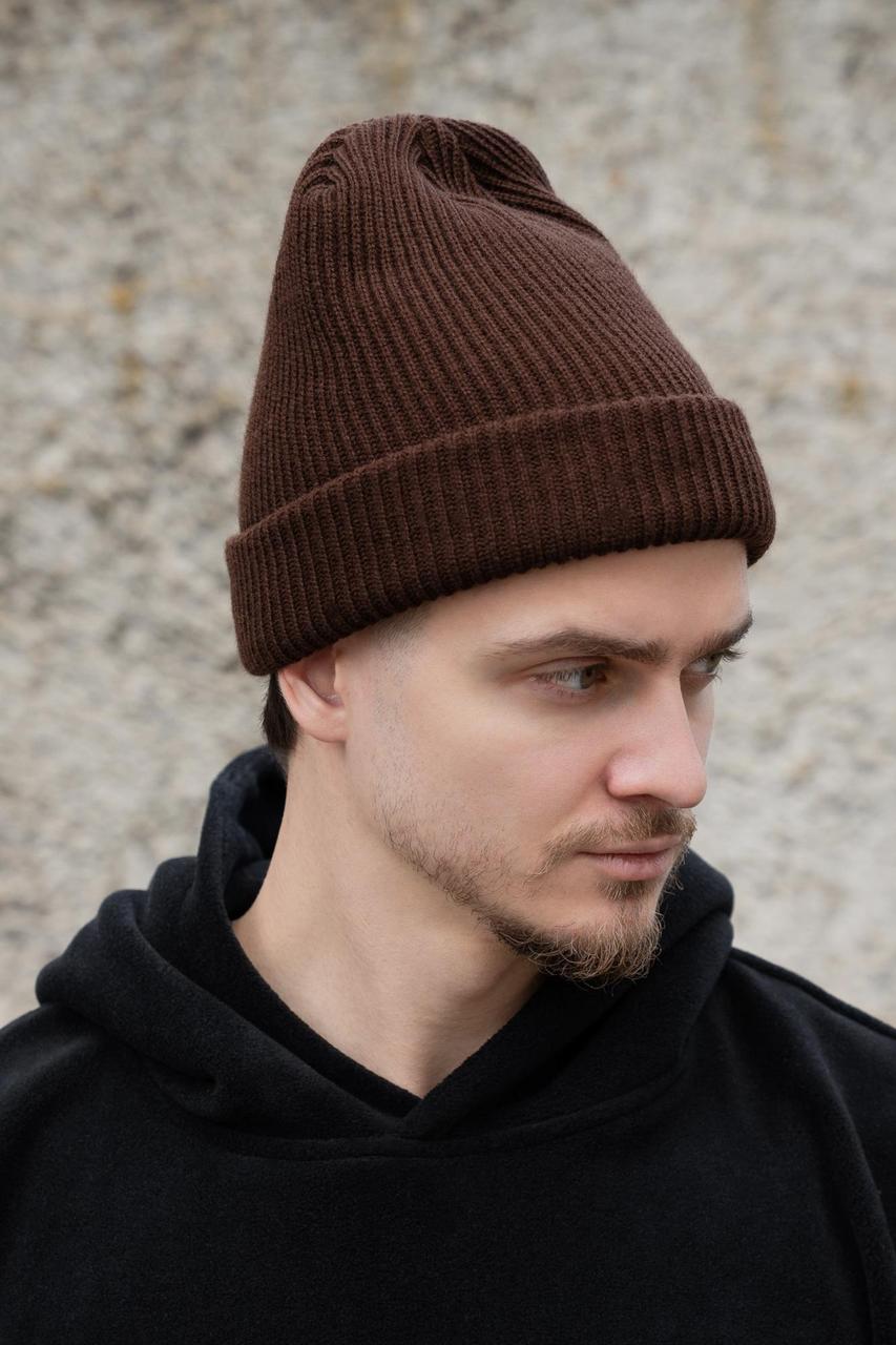 Подовжена Трикотажна Шапка Біні Докер Without Dominic Brown Man