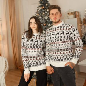 Новогодний свитер Белый