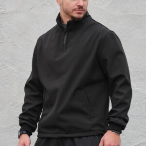 Чоловічий Вітрозахисний Світшот Анорак Softshell Without Hoverla Black