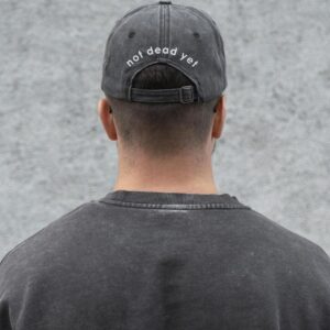 Чоловіча Кепка Бейсболка Vintage Without З Принтом NotDead Black