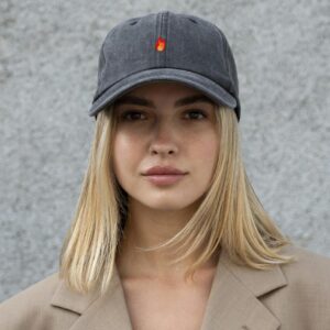 Жіноча Кепка Бейсболка Vintage Without З Принтом Fire Black