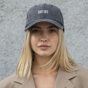 Жіноча Кепка Бейсболка Vintage Without З Принтом DayOff Black