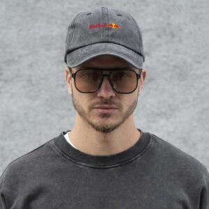 Чоловіча Кепка Бейсболка Vintage Without З Принтом RedBull Black