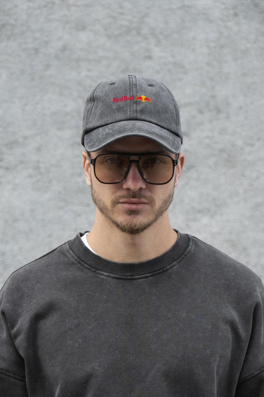 Чоловіча Кепка Бейсболка Vintage Without З Принтом RedBull Black