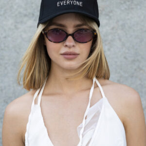 Жіноча Кепка Бейсболка Тракер Without З Принтом Hate Black