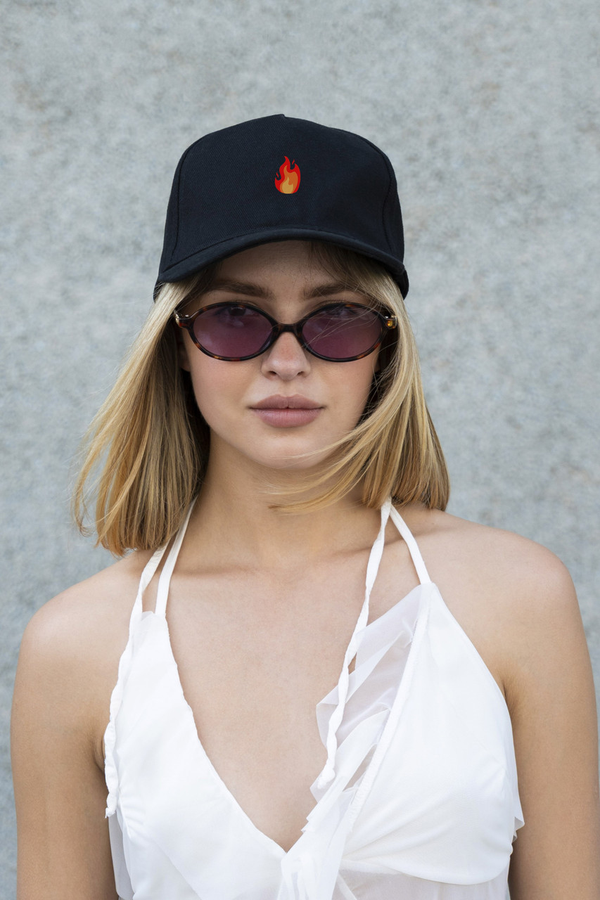 Жіноча Кепка Бейсболка Тракер Without З Принтом Fire Black