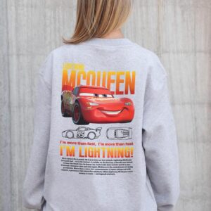 Жіночий Утеплений Оверсайз Світшот На Флісі З Принтом Without Mcqueen Gray