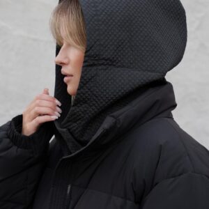 Тепла Шапка Капюшон Капор На Флісі В Маленьку Клітинку Without Sara Black Woman