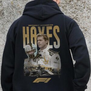 Чоловіче Утеплене Зіп Худі На Флісі Зіпер З Принтом Hayes Without Kane Black