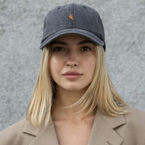 Жіноча Кепка Бейсболка Vintage Without З Принтом Pizza Black